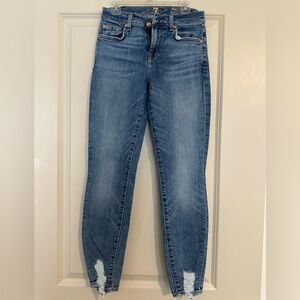 7 For All Mankind the Ankle Skinny Jeans